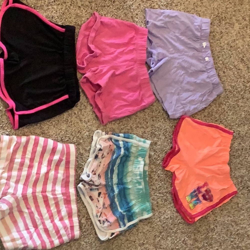 6 cotton shorts sizes medium /large